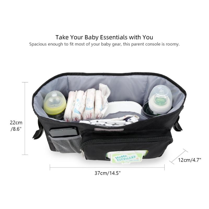 Baby Stroller Bag Organizer Nappy Diaper Mummy Bag Carriage Pram Pushchair Holder Universal Stroller Accessories Outdoor
