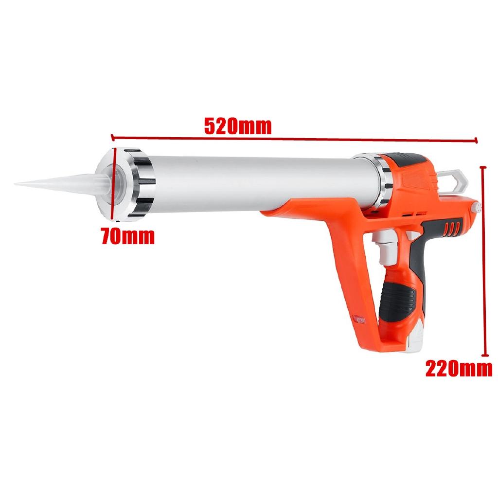 Electric Cordless Caulking Guns 1.5AH Max Handheld Glass Hard Rubber Sealant Guns For Home DIY Tools Kit 520*220*70mm