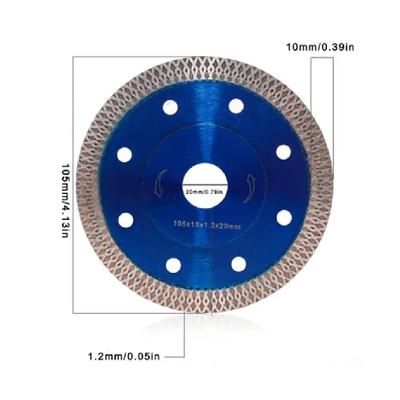 1PC Diamond Saw Blade for Porcelain Tile Ceramic Granite Marble Power Tools Cutting Disc Blades for Angle Grinder 105 115 125mm