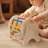 Montessori Infant Wooden Toys Coin Ball Busy Drum Baby Teaching Aid Gifts Color Shape Cognition Match Educational Sensory Toy