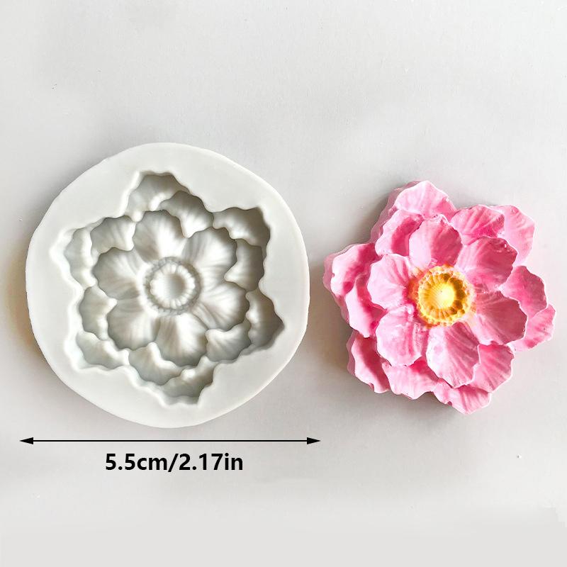 Flower Silicone Molds Diy Wedding Cupcake Topper Fondant Cake Decorating Tools Soap Resin Clay Candy Chocolate Mould