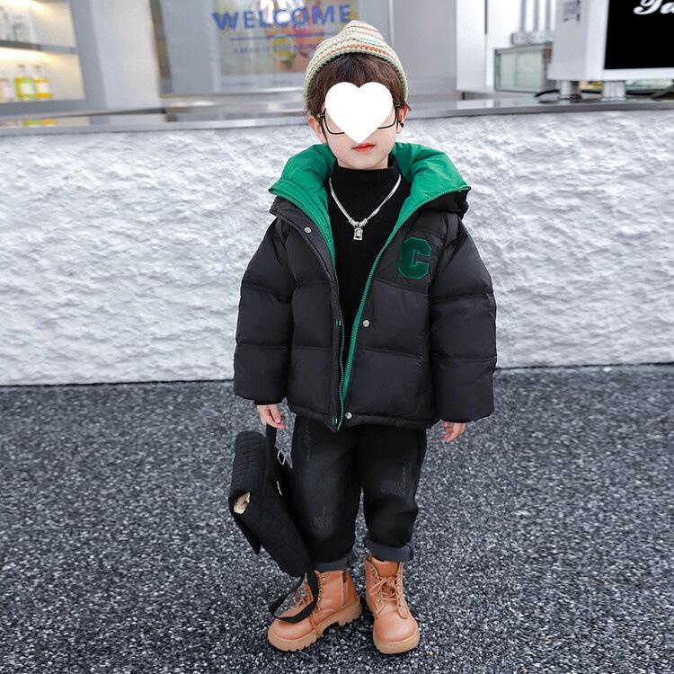 2025 Boys' Winter Down Jacket: Fashionable, Thick, White Duck Down, Wash-Free Baby Coat