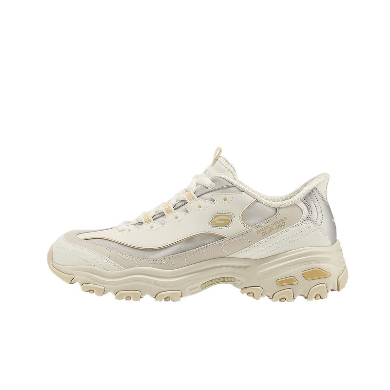 Skechers DLites Кожаные Слипоны Удобные Универсальные Дышащие Низкие Папины Кроссовки Мужские кроссовки 232408-NAT 39