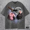 Three California Condor Moon Shirt, Vintage Raptor Galaxy Tee, Retro Cosmic Vulture Graphic Top, Birder Gift, Space Animal Streetwear, Bird