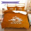 KNVB Pattern Bedding,Quilt Set Quilt Cover Pillowcase Home Birthday Gift(1 * duvet cover + 2 * pillowcase, without core)