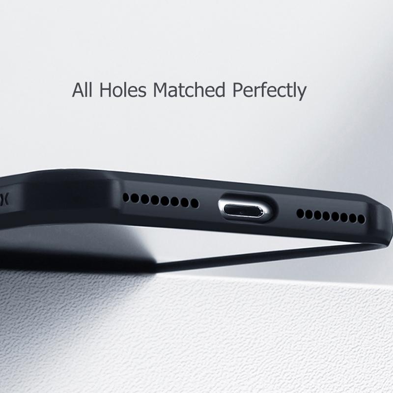 XUNDD For iPhone 8/7/SE (2020)/SE (2022) HD Clear Phone Case Acrylic+TPU Cell Phone Cover Shell