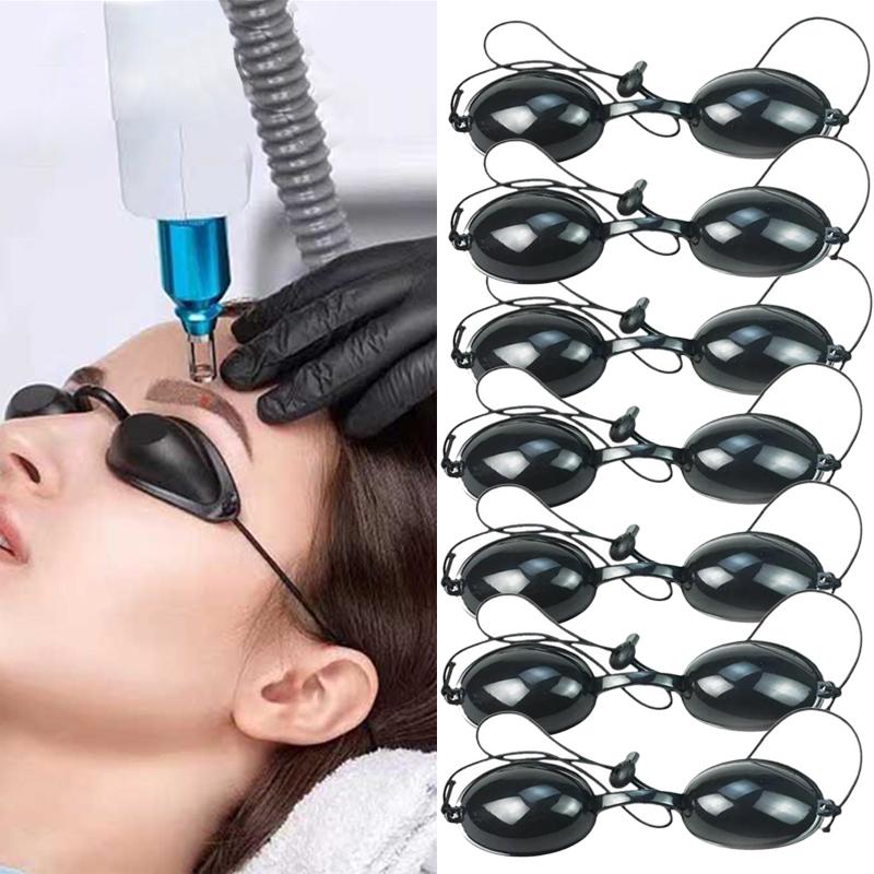10 Stück Schutzbrille für IPL Laser LED UV-Lampenbehandlung UV-Augenschutz Sonnenbank Bräunungsbrille Sonnenbrille