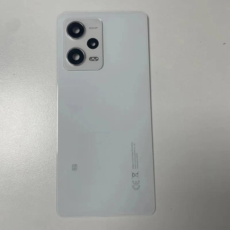 For Redmi Note 12 Pro 5G 22101316 C 22101316 I Battery Back Cover Glass Rear Housing Panel Case Replacement With Lens