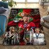 Portugal'S Glory Cristiano Ronaldo'S Triumph Carpet Living Room And Bedroom Mats Printing Office Chair Cushion Protective Pad Fashion