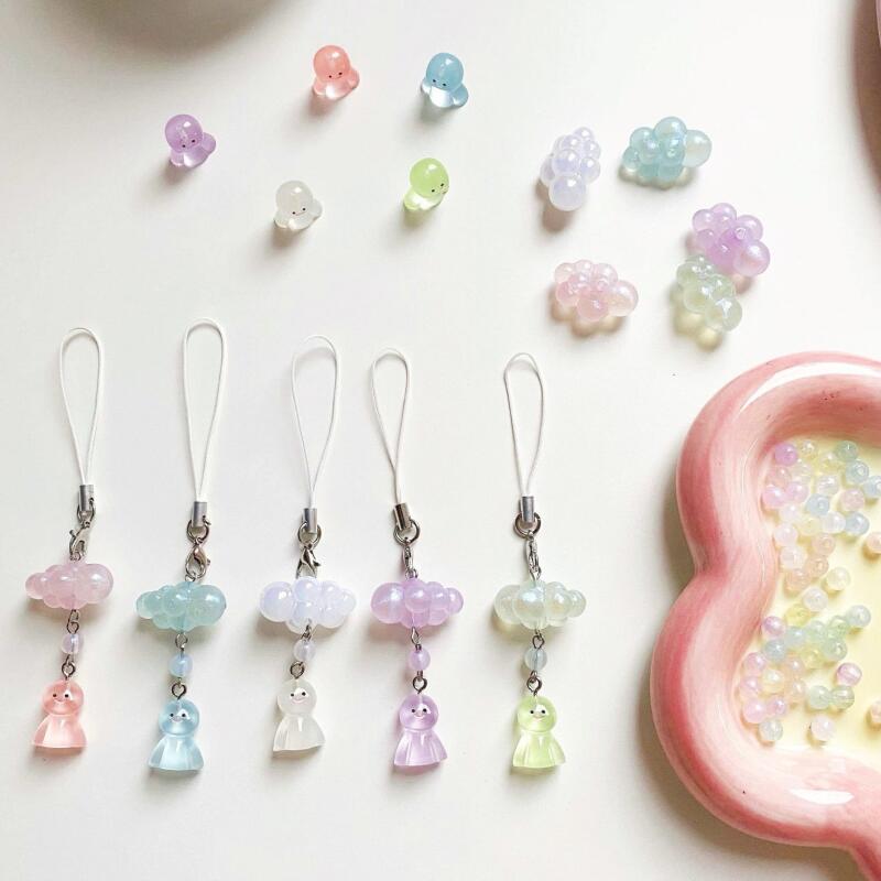 Teruterubozu Weather Fairy Clear Doll Keychain Cell Phone Strap