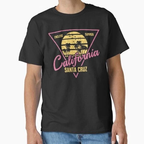 Santa Cruz California Summer Vibes TShirt Class Made In UsaAus TShirt S2xl S
