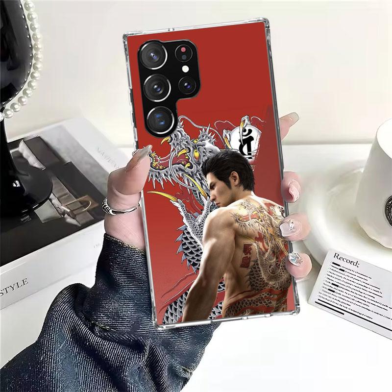 Yakuza 0 Game Soft Phone Case For Samsung Galaxy S22 S23 S24 S25 Edge S26 Ultra S20 FE S21 Plus + Fundas Coque Galaxy S20 S21 S2