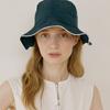 MAD FACTORY Back Ribbon Bucket Hat - Navy