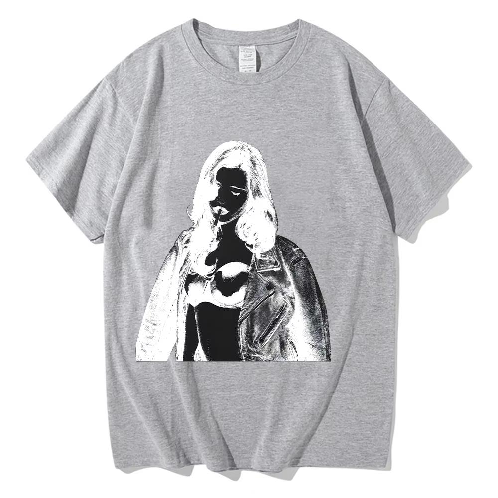 Nessa Barrett Photo Negative Tee Women Unisex T Shirts Vintage Leisure Tees Short Sleeve O Neck TShirt Pure Cotton New Arrival Top