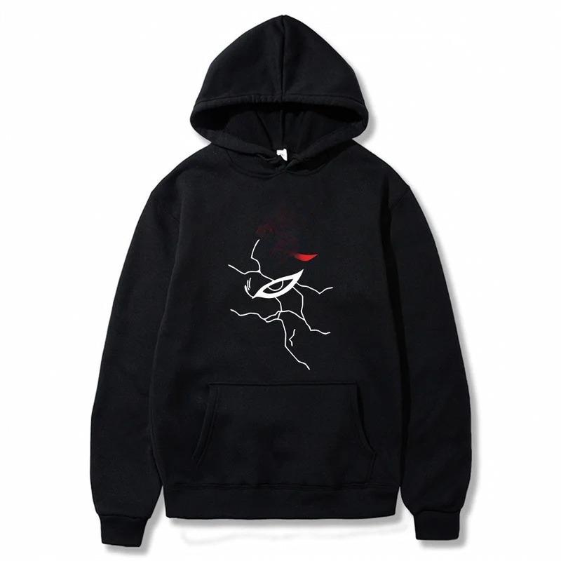 Japanese Animation Gaara Hoodie Men's and Women's Harajuku Pullover Street Wear Unisex Autumn Winter Plushed Brand Sweater