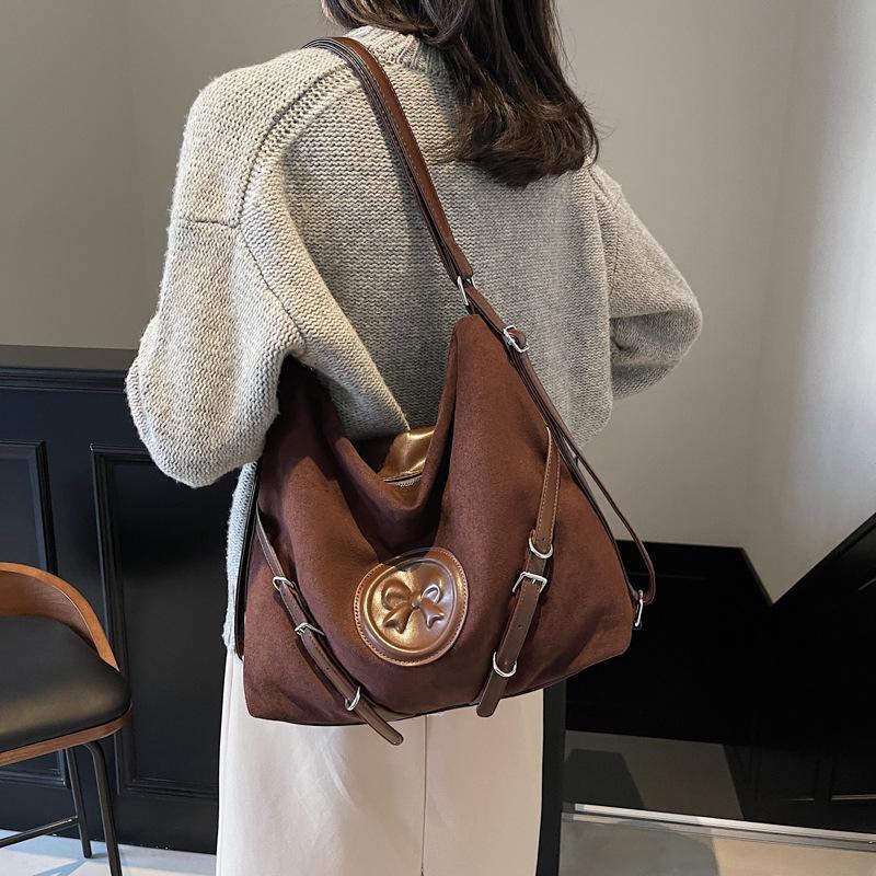 2024 Winter Retro High-Capacity Women's Tote - Fashionable Commuter Shoulder Bag