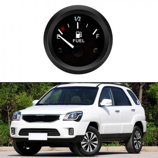 Fuel Level Gauge for Marine Use 52mm Size Compatible with Various Sensors