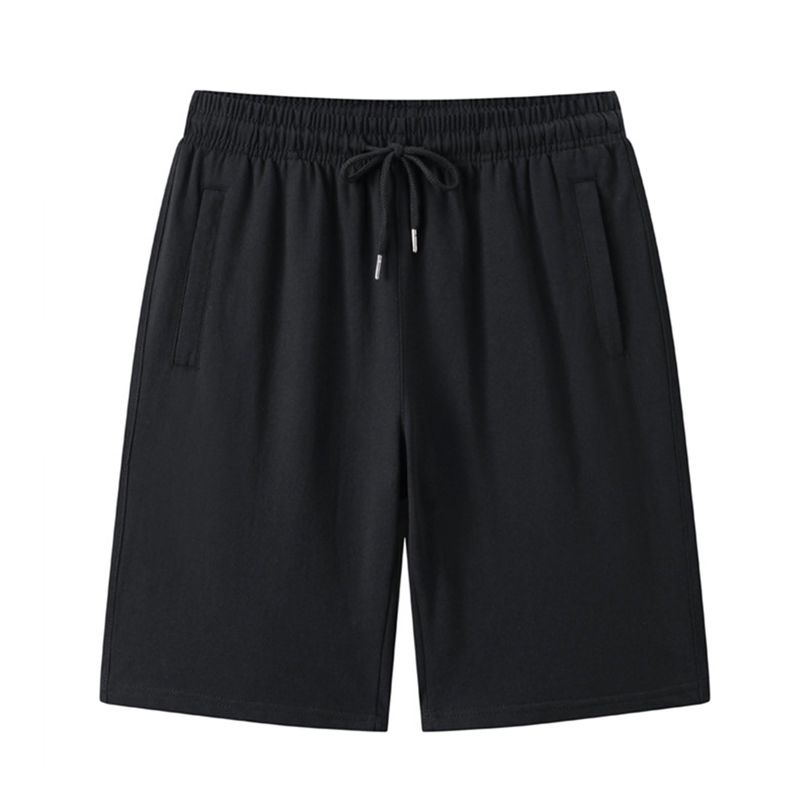 

Мужские спортивные шорты для бега, свободные, дышащие, повседневные фитнес-брюки XXXXXXL чёрный