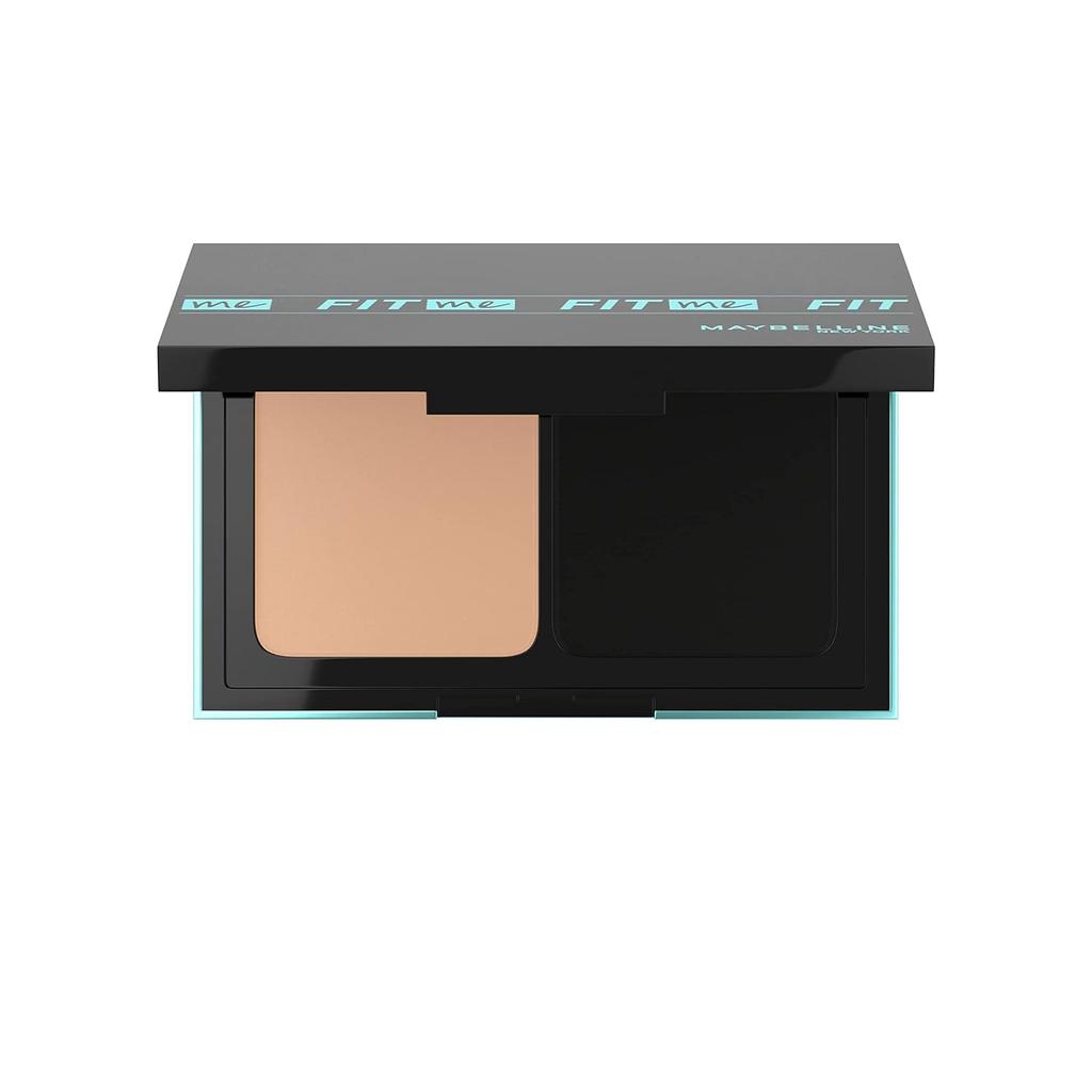 Maybelline New York Fit Me Powder Foundation 9g Shade 235 Full Matte Coverage SPF44 24Hr Oil Control Lightweight Shine Free Longlasting Makeup