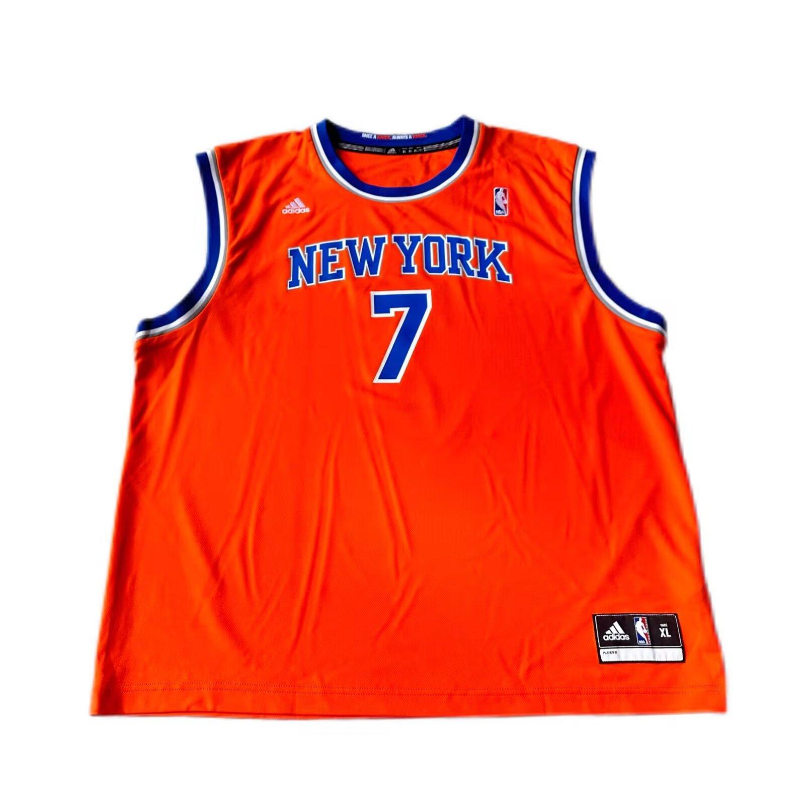 Adidas NBA Домашняя Энтони Нью-Йорк Никс 7 Безрукавная баскетбольная майка Унисекс майка 7818A-3KC-ANR1474 S