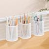 Wall Mounted Metal Hanging Basket Space Saving Stationery Storage Box Pen Holder  Home