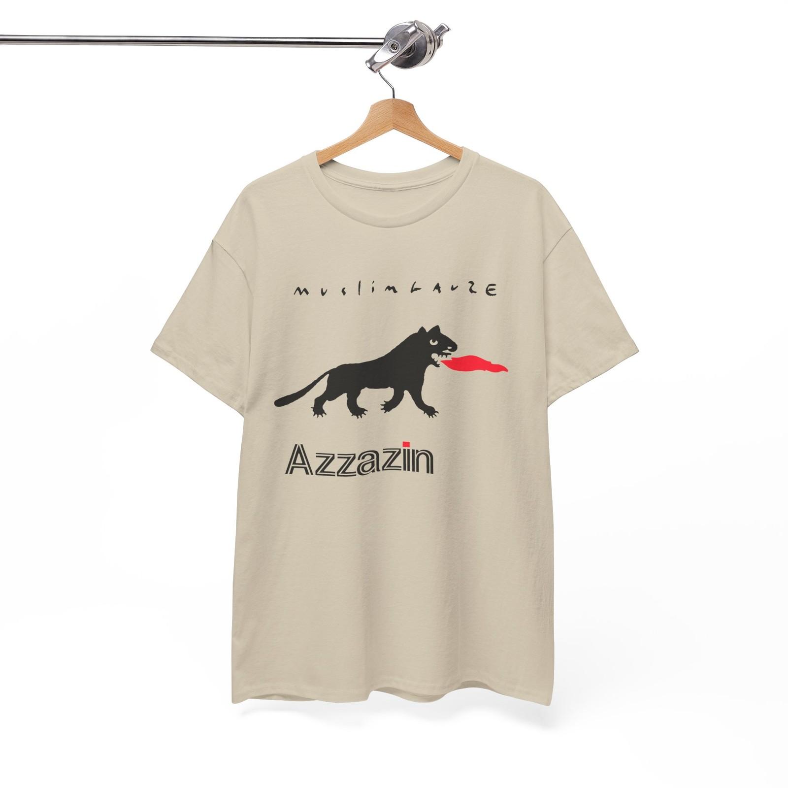 Muslimgauze Azzazin T-Shirt for Industrial Noise Music Vatican Shadow,Unisex Tee L
