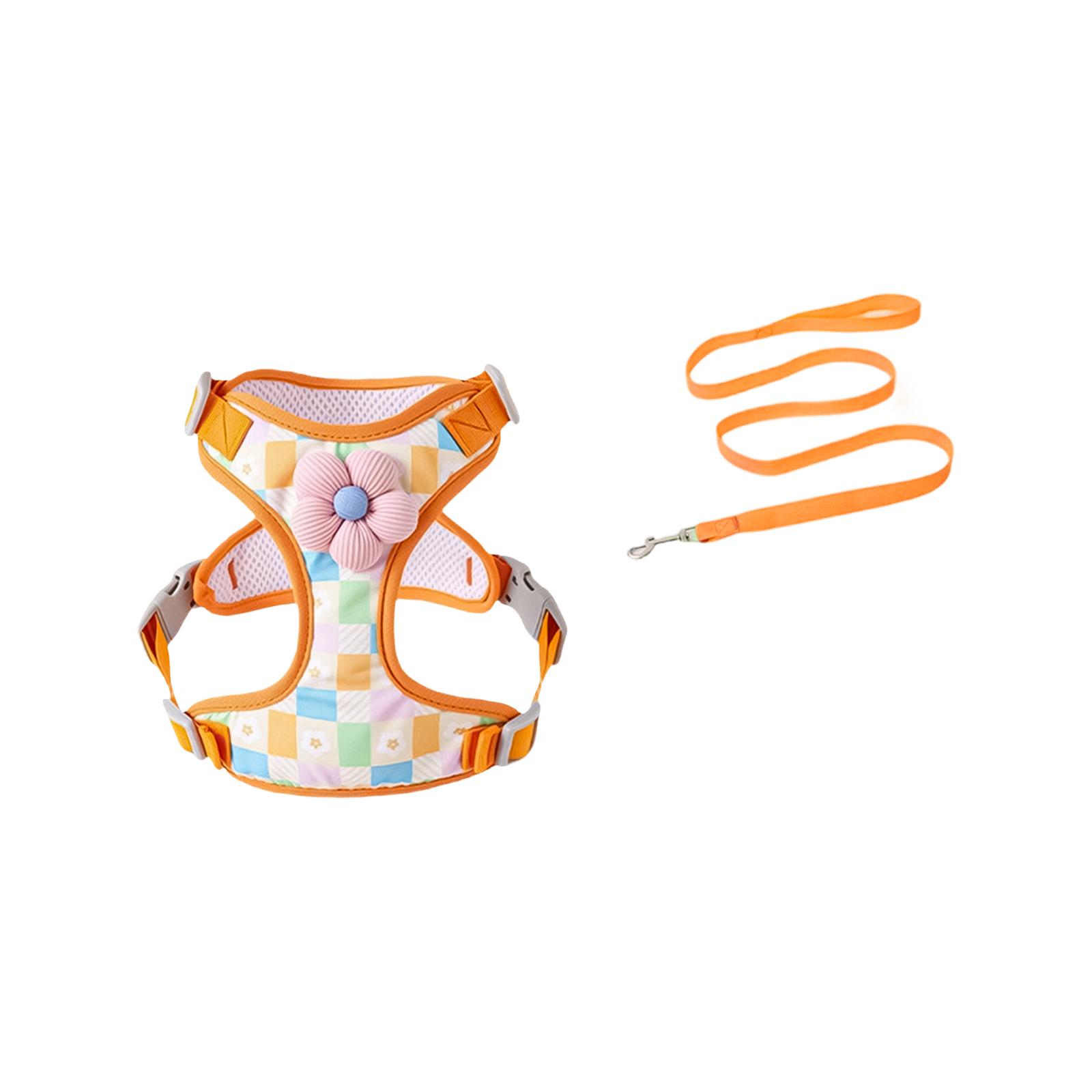 

Pet Chest Strap Traction Rope Summer Breathable Explosion Proof Punch Adjustable Dog Traction Rope For Small And Medium Sized Dogs Going Out S