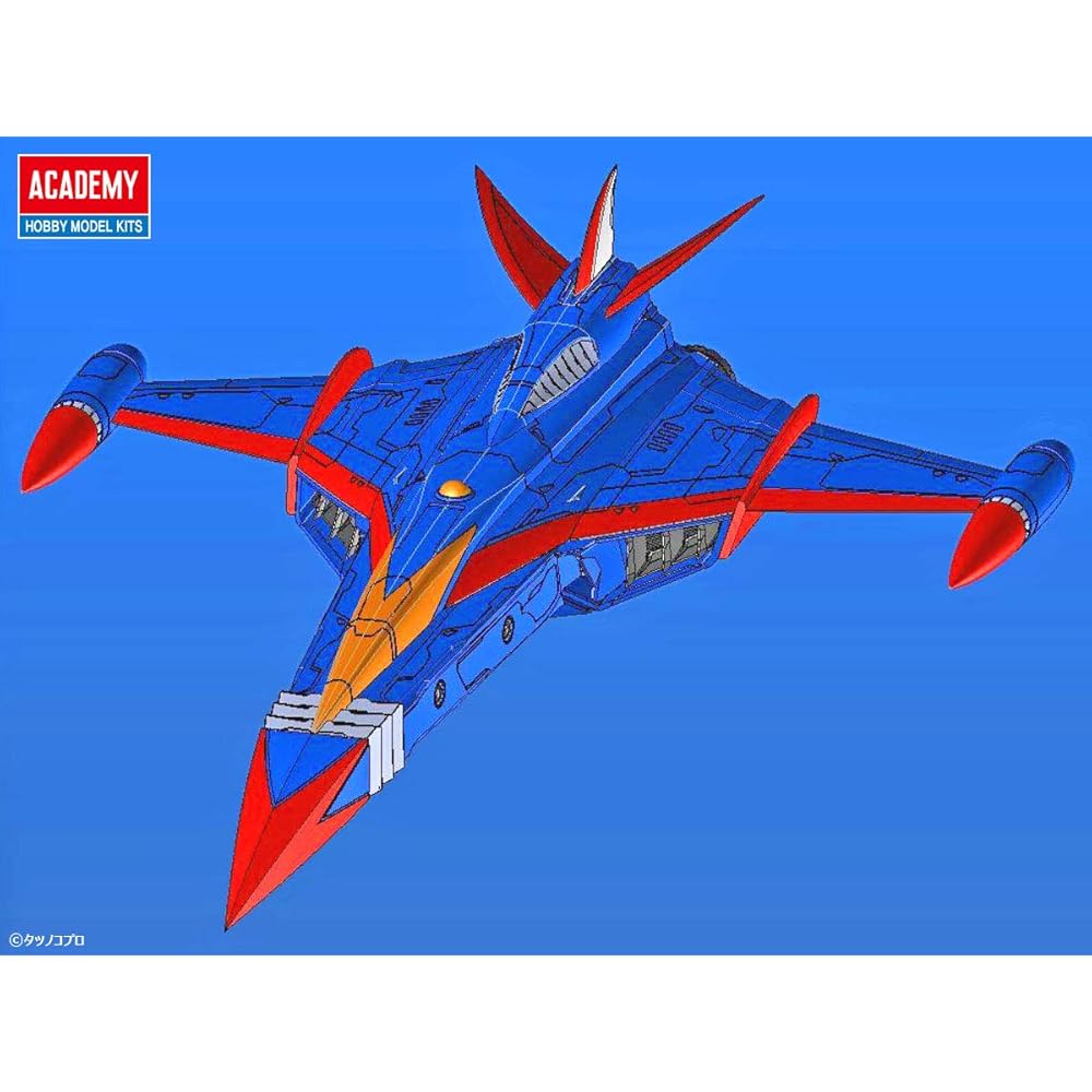 Academy Gatchaman God Phoenix Non-Scale Plastic Model Kit 33cm Multi-Color