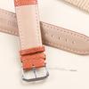 New Leather Watch Strap 18mm 20mm 2mm for Samsung Watch4/5/6/7 40mm 44mm Classic  Replacement Bracelet Lizard Pattern Wristband