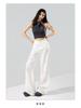 Fireworks Flash Rhinestone Anti-Wrinkle Four-Way Stretch Micro-Flare Casual Pants