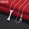925 Sterling Silber Mode Anhänger Halskette Hochzeits Schmuck