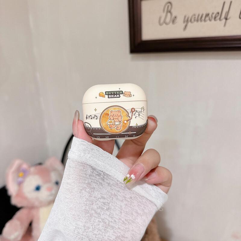 

Fumede Cartoon Music Bear AirPods Protective Case