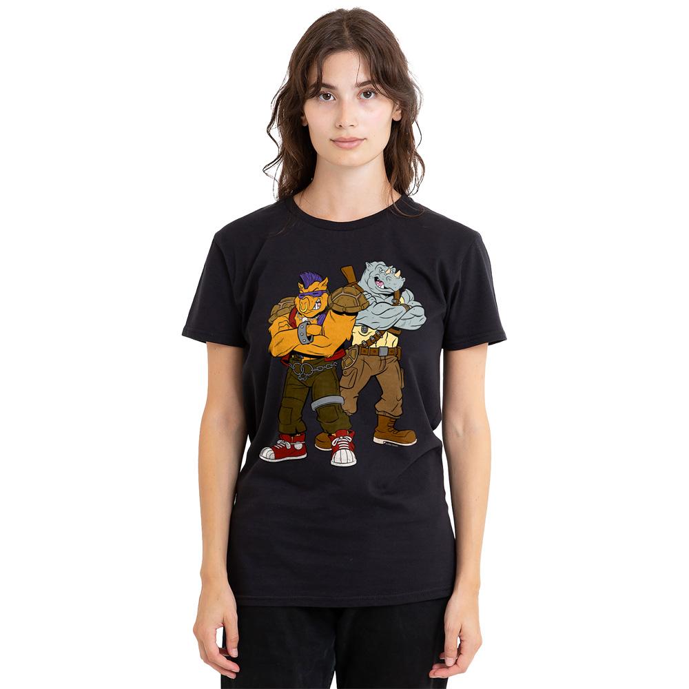 Teenage Mutant Ninja Turtles Unisex Adult Bebop & Rocksteady T-Shirt