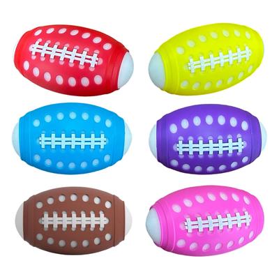 Kids Water Sports Ball Lightweight Silicone Water Rugby Ball for Pool Lawn Beach Summer Activities