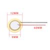 10pcs For Audio Buzzer Piezoelectric Piezo Ceramic Wafer Plate Dia 12/15/18/20/27/35/50MM With Wire Buzzer Loudspeaker