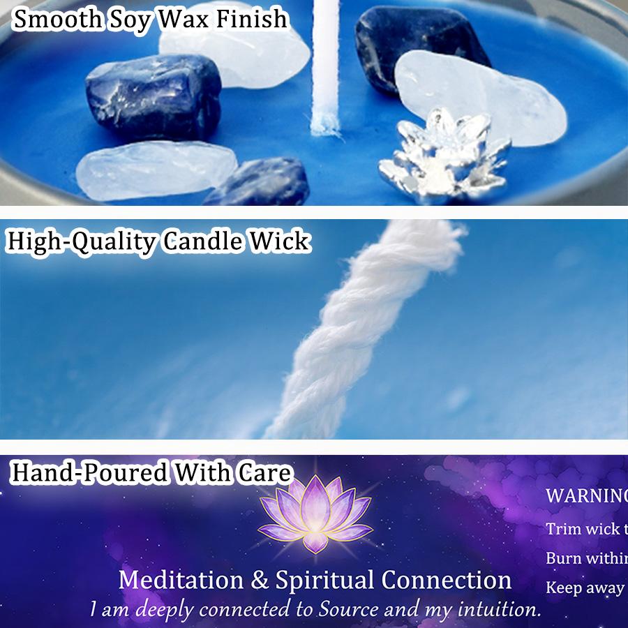 Scented Candles, Frankincense & Sandalwood for Deep Focus, Meditation,Yoga & Reading | Christmas, Birthday Gift for Women,Friend