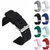 Silicone Watch Bands 12/14/16/18/20/22/24 Mm Soft Quick Release Rubber Watch Band for Samsung Galaxy for Huawei Watch StrapsBelt 3