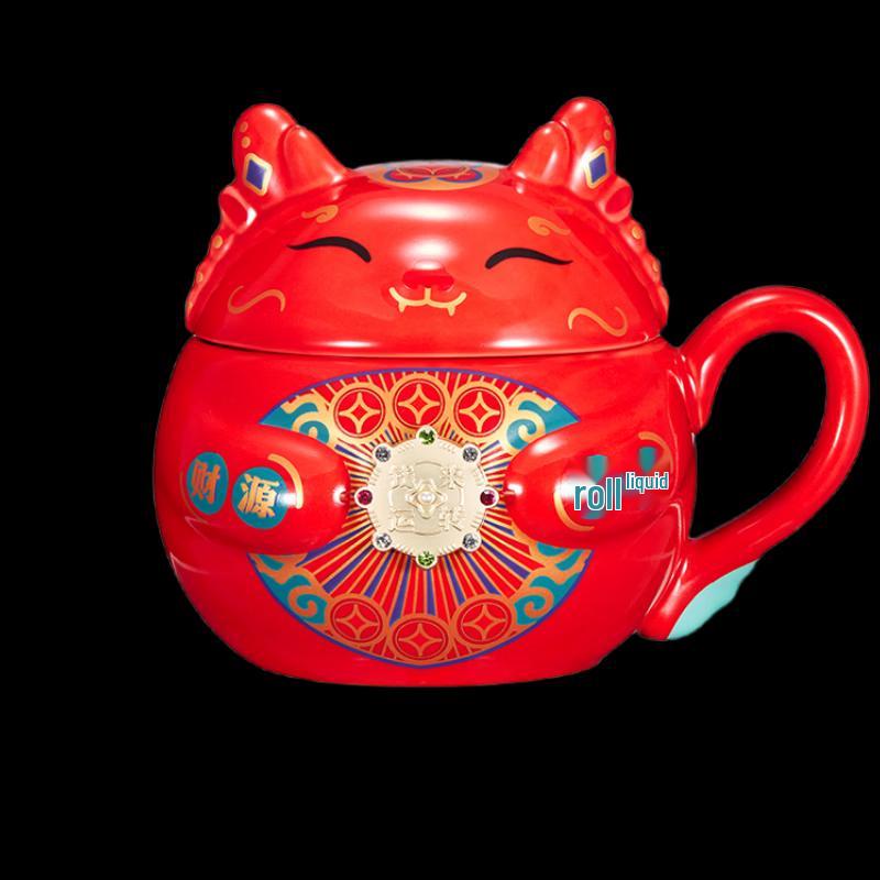 Money Dragon Ceramic Mug