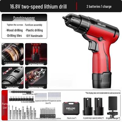 Cordless Dual-Speed Drill/Screwdriver CN Plug (adapter Included)