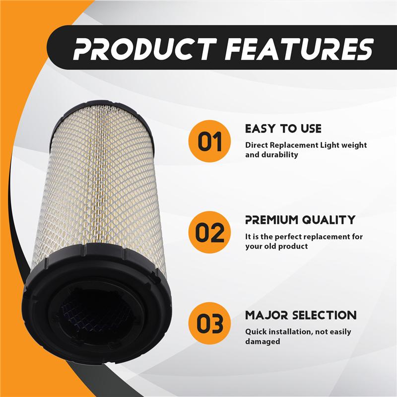 A58X-Excavator Accessories Air Filter 134-8726 1348726 For Caterpillar Cat E305.5 E306 E307E E308E2 E307D