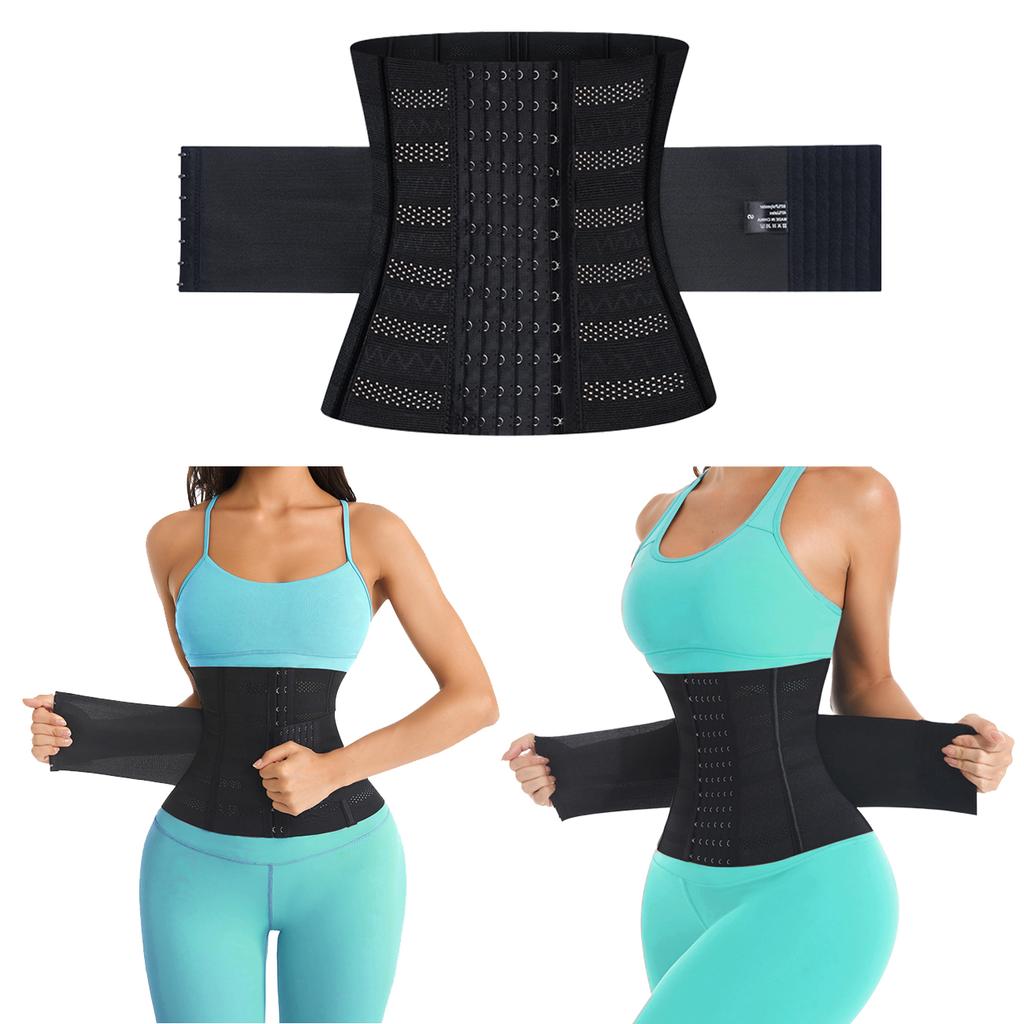 Women's Waist Trainer 3 Belt Design Newest Sports Body Shape Exercise Waist Trimmer Adjustable Slimming