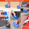 9Pcs Caulk Nozzle Applicator Multi Purpose Tool Kit with Scraper Sealant Remover for Bathroom Kitchen Projects