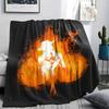 1 Pezzo Coperta in Flanella con Stampa Cartone Animato, Alta Qualità Confortevole per Tutte le Stagioni, Decorazione per la Casa, Calore e Comfort, Perfetta per Regalo di Natale Compleanno