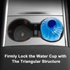 For Tesla Model 3/Y Water Cup Holder Storage Box Non-toxic Tasteless Center Console Car Accessories Compatible