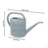 2L Watering Can with Ergonomic Handle, Compact, Practical, , A Long Spout, Ideal for