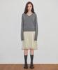 SINOON V-Neck Basic Knit (Melange Gray)
