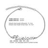 DIY Stainless Steel Name Necklace Gold Plated Initial Letter Bracelet Ring Bangle Personalized Custom Jewelry