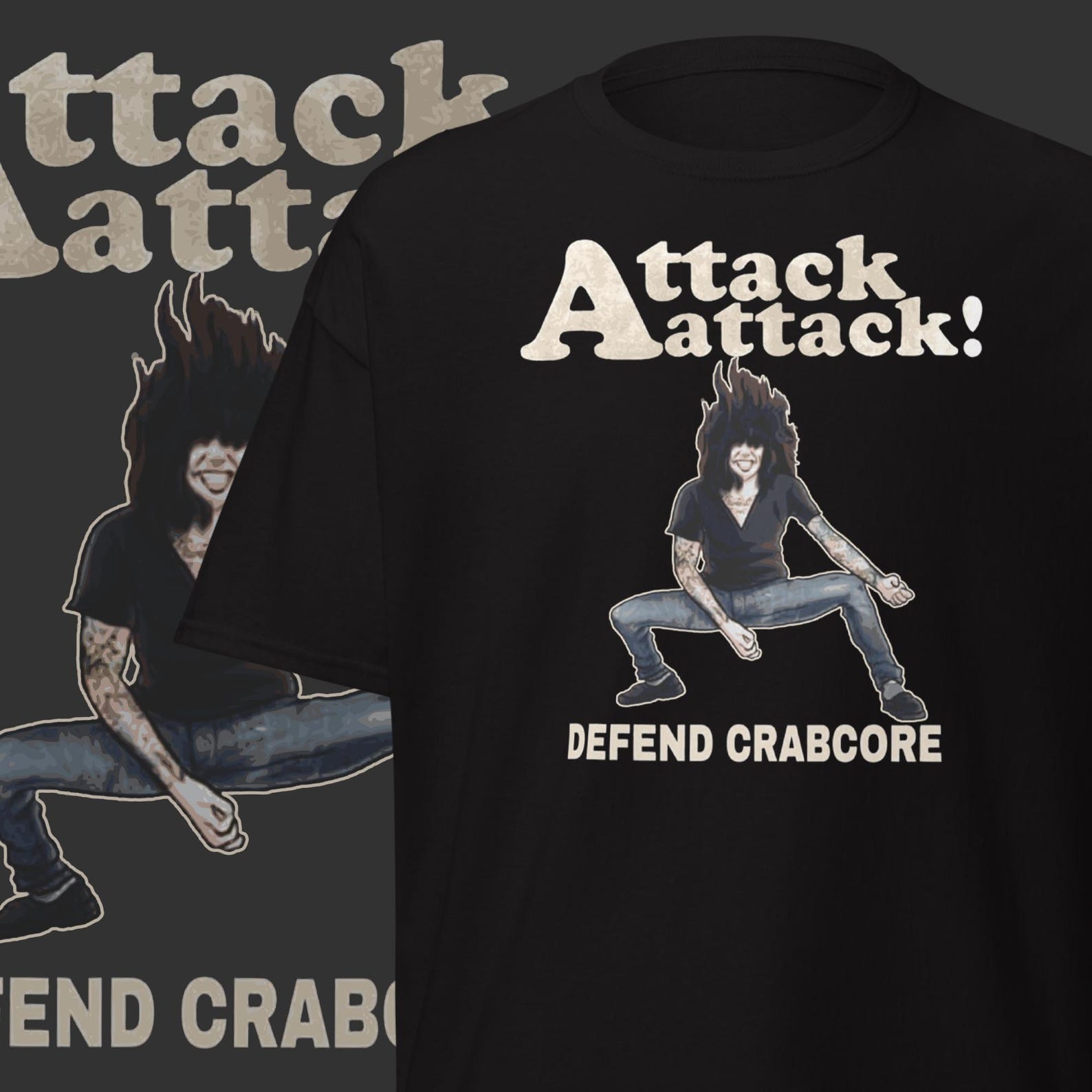 Attack Attack Band T-Shirt Metalcore Clothing Heavy Metal Merch XL