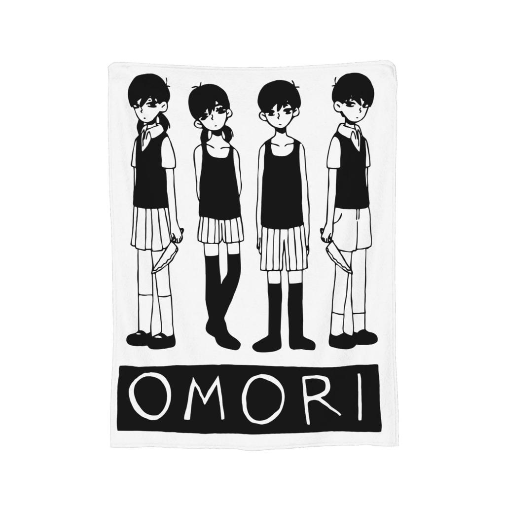 Omori Kel Aubrey und Hero Decke Flanell Bedruckt Spiel Multifunktionale Weiche Überwurfdecken für Bettwäsche Schlafzimmer Plüsch Dünne Steppdecke