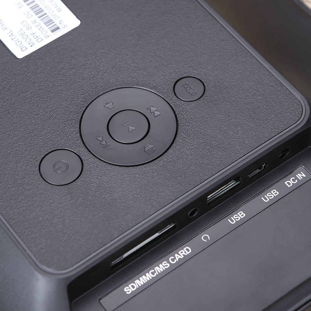 Cornice digitale per foto HD TFT-LCD da 10'' 1024*600, orologio, lettore MP3 MP4 con desktop remoto